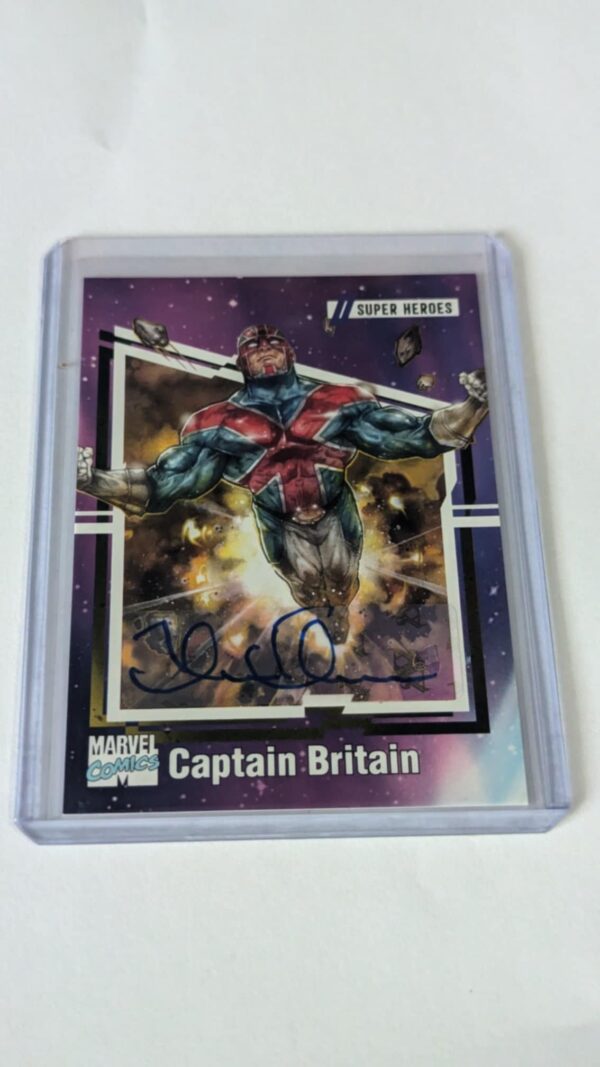 Marvel Comics Autographed Captain Britain (58)
