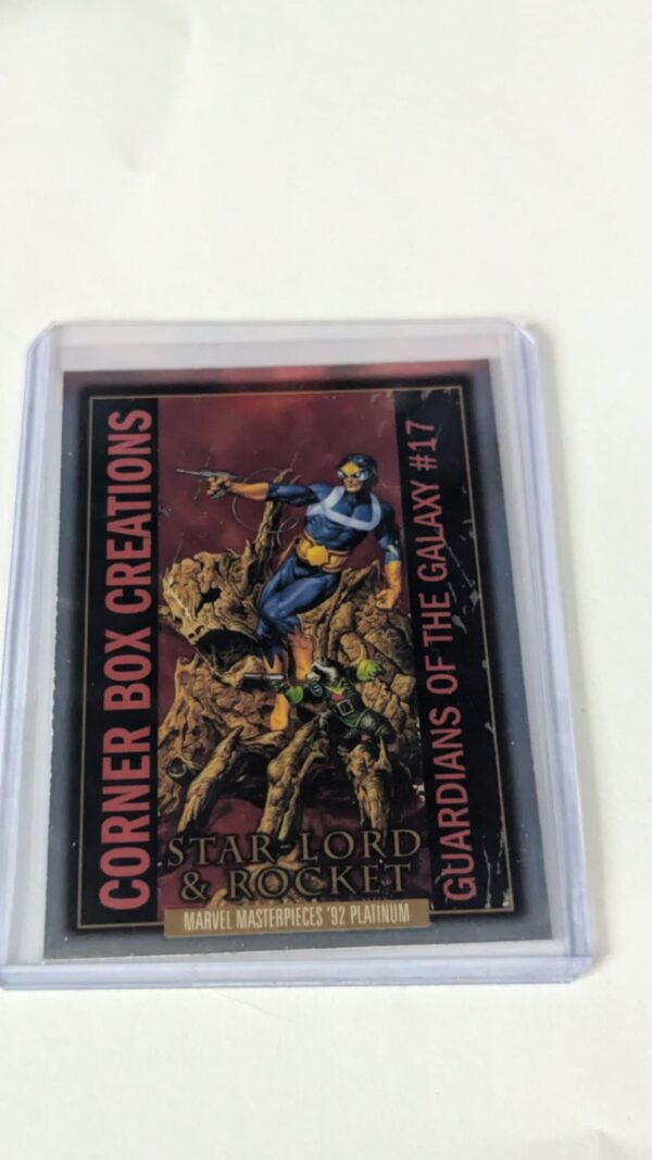 Starlord & Rocket Guardians Of The Galaxy #17 (CB-4)- Marvel Masterpieces '92 Platinum